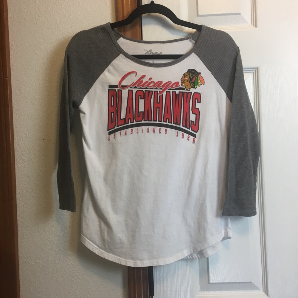 NHL Chicago Blackhawks Women’s 3/4 Sleeve Tee S